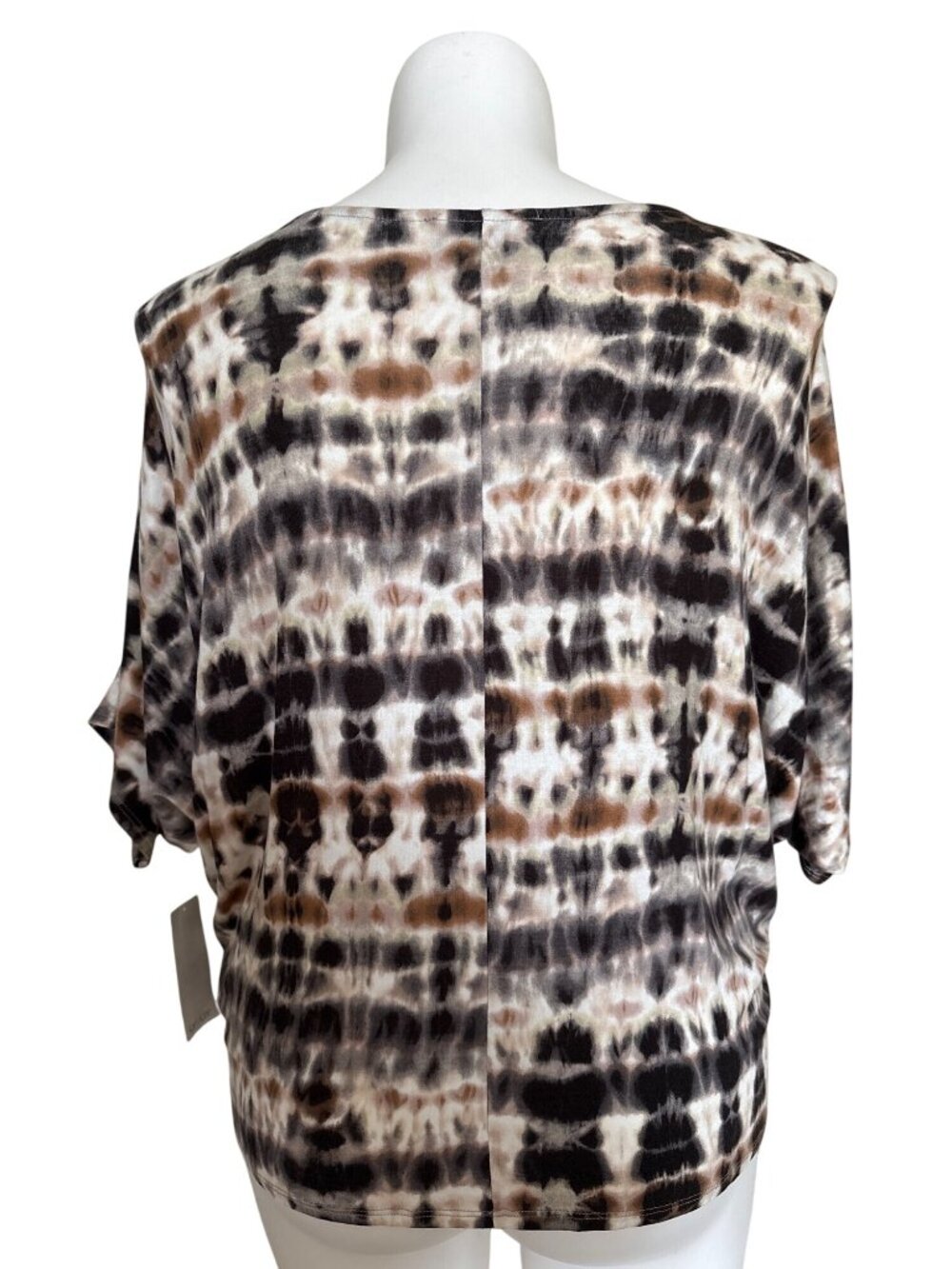Karen Kane NWT Women's Twist-Front Tie-Dye Print Top Size XL - Picture 5 of 11